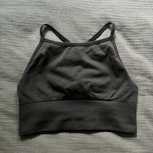 Black Women's Crop Top/Sports Bra